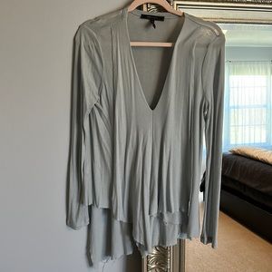 BCBG light blue tunic